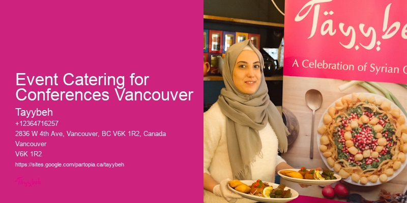 Event Catering for Conferences Vancouver Luxury Catering