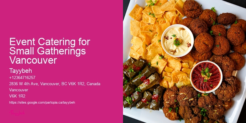 Seasonal Wedding Catering Options Event Catering for Small Gatherings Vancouver