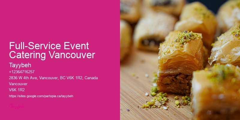 Premium Halal Catering Full-Service Event Catering Vancouver