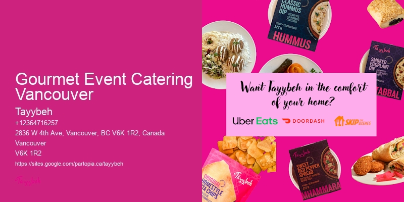 Business Lunch Catering Gourmet Event Catering Vancouver