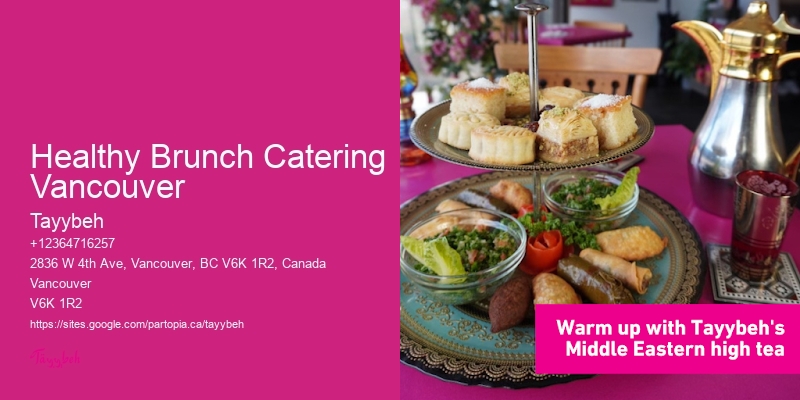 Events Catering Healthy Brunch Catering Vancouver