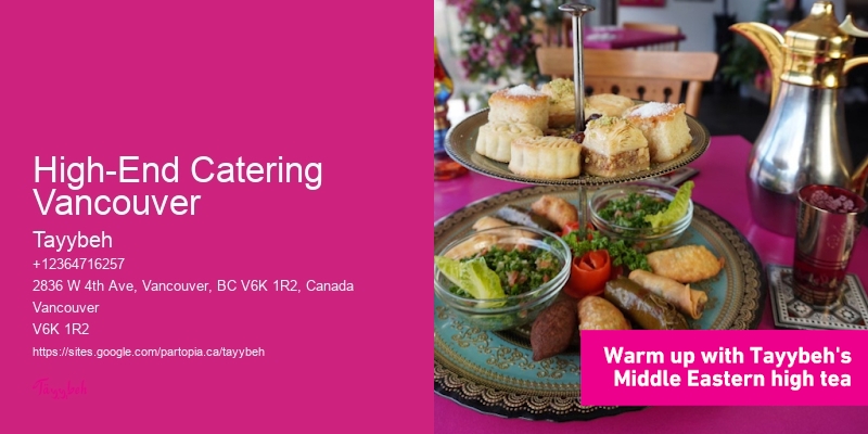 High-End Catering Vancouver