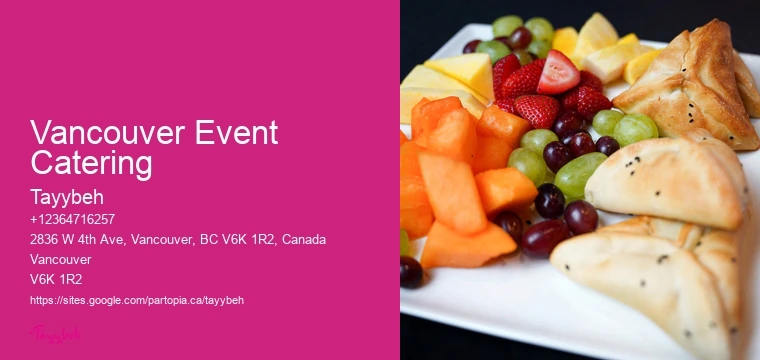 Local Brunch Catering Companies Vancouver Event Catering