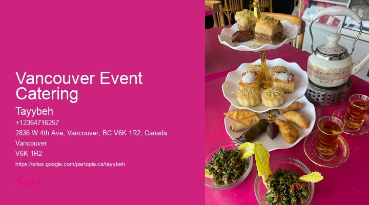Vancouver Event Catering Office Lunch Catering