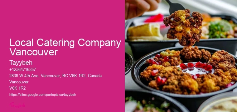 Corporate Lunch Catering Local Catering Company Vancouver