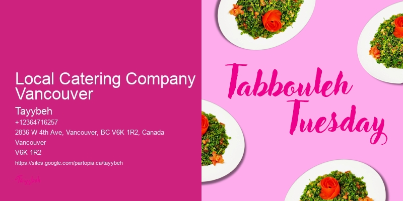 Healthy Brunch Catering Local Catering Company Vancouver