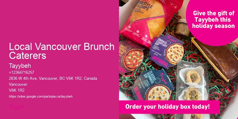 Local Vancouver Brunch Caterers
