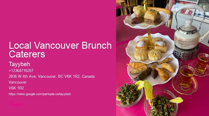 Top-Rated Halal Caterers Local Vancouver Brunch Caterers