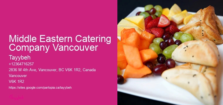 Brunch Buffet Catering Middle Eastern Catering Company Vancouver