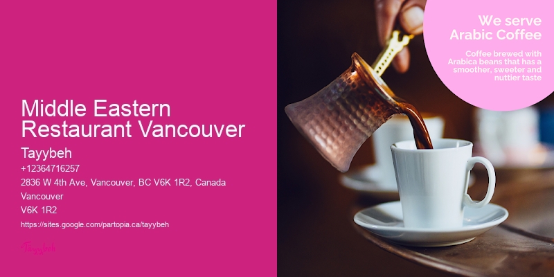 Customized Catering Middle Eastern Restaurant Vancouver