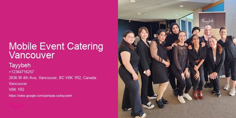 Mobile Event Catering Vancouver