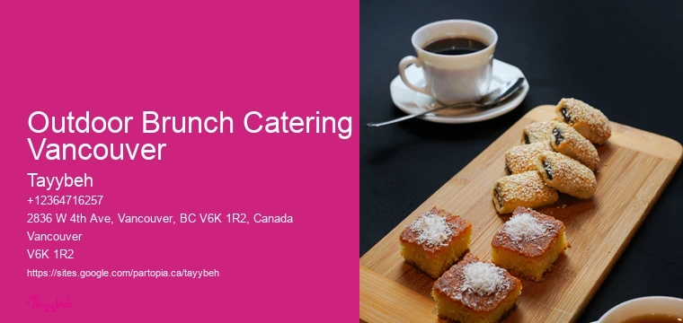 Healthy Lunch Catering Outdoor Brunch Catering Vancouver