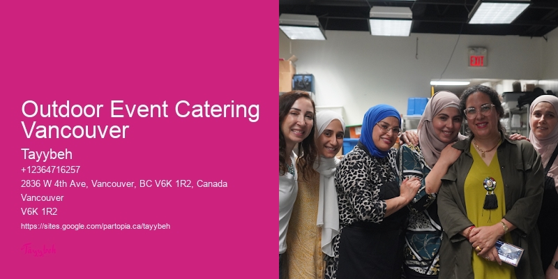 Outdoor Event Catering Vancouver