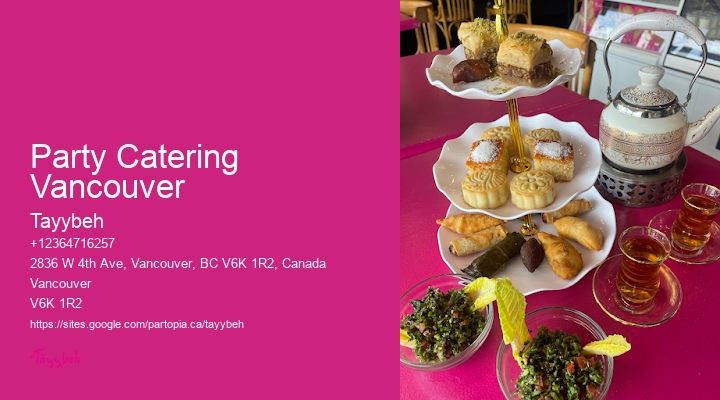 Corporate Event Catering Party Catering Vancouver