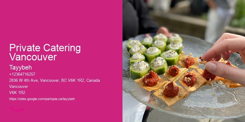Private Catering Vancouver