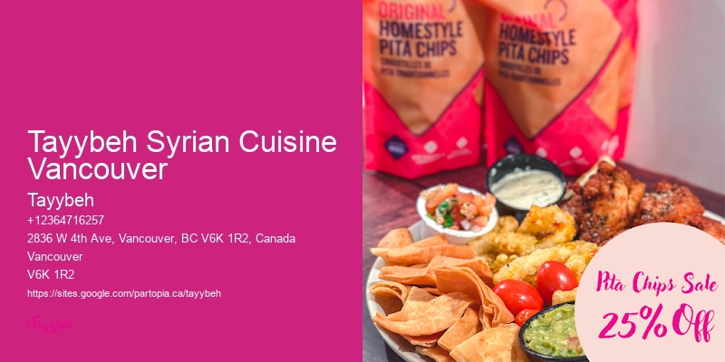 Farm-to-Table Wedding Catering Tayybeh Syrian Cuisine Vancouver