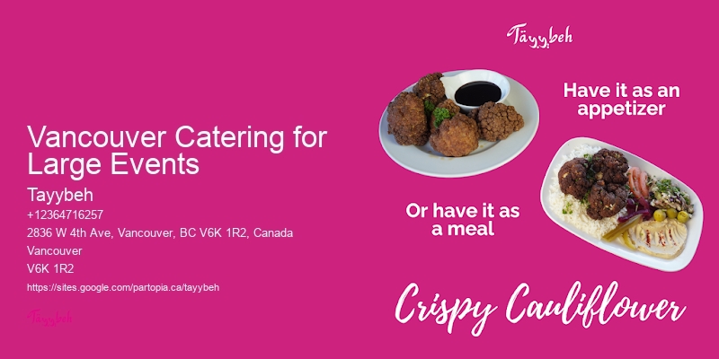 Last-Minute Corporate Catering Vancouver Catering for Large Events