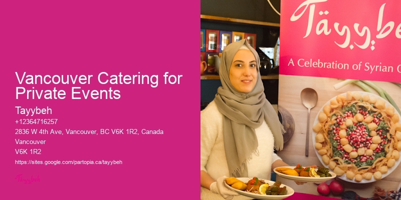 Vancouver Catering for Private Events Catering Companies