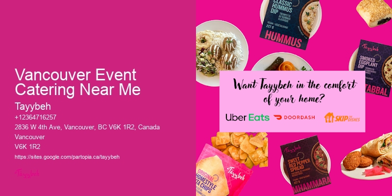 Vancouver Event Catering Near Me Halal Catering for Weddings