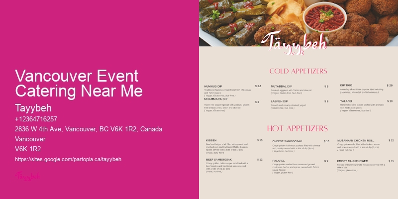 Office Catering Near Me Vancouver Event Catering Near Me