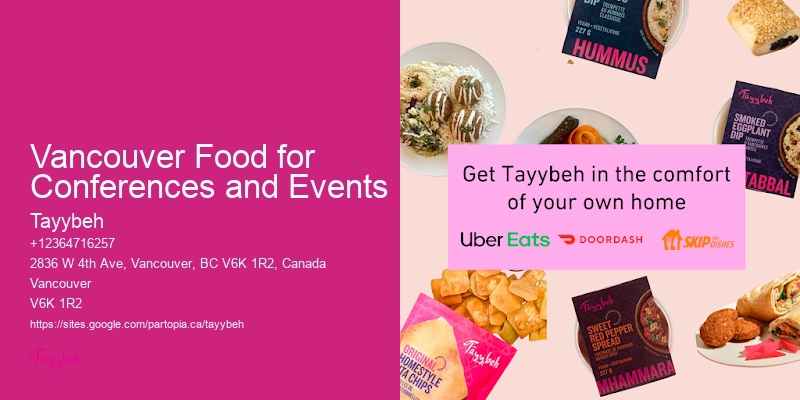 Vancouver Food for Conferences and Events