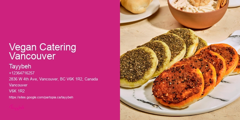 Finger Food Catering Vegan Catering Vancouver