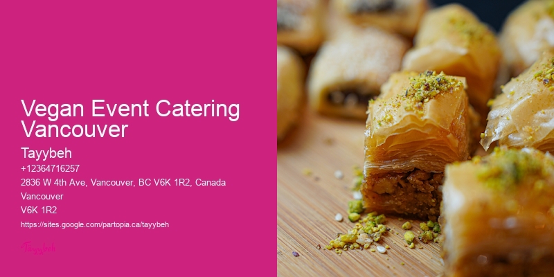 Catering Vegan Event Catering Vancouver