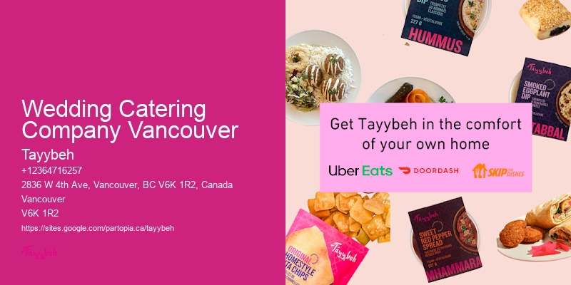 Brunch Catering Wedding Catering Company Vancouver
