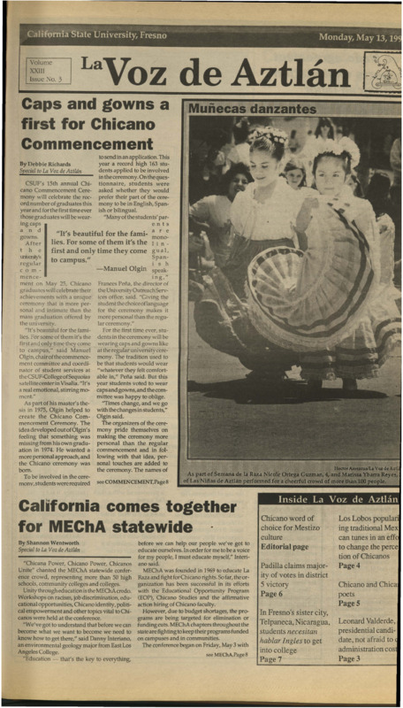 La Voz de Aztlan, May 13 1991