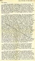 Page 1, Letter to his Mother, June 1949