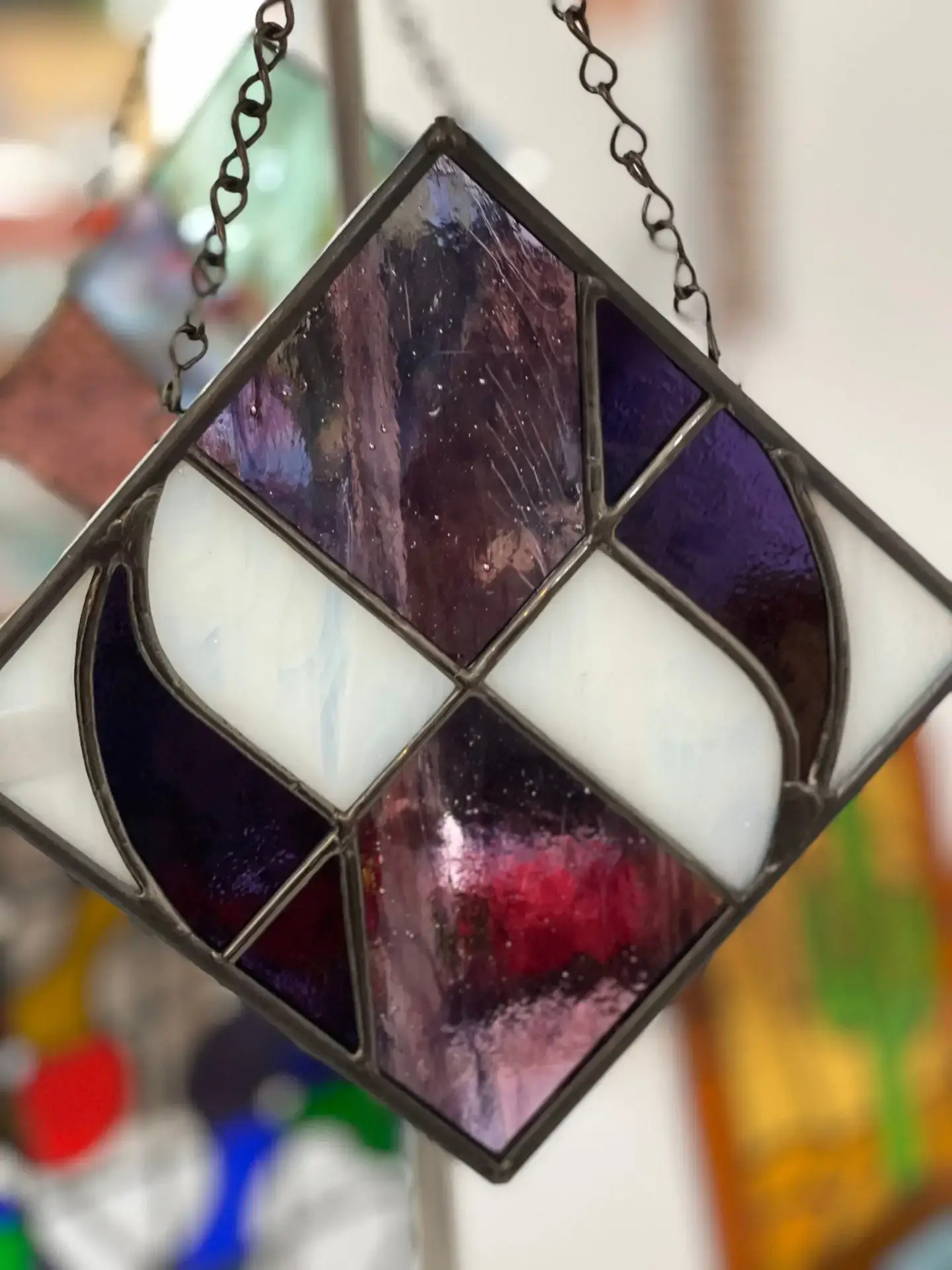 Petal Arc Suncatcher - Stained Glass