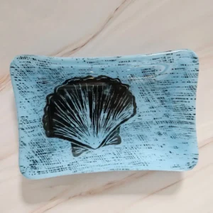 Floating Shell - Fused Glass