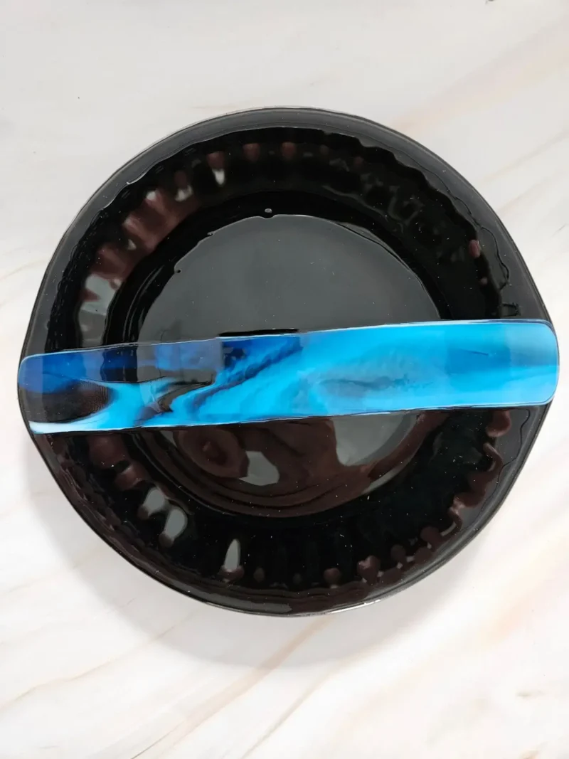 Night Sea - Fused Glass