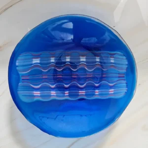 Radar Wave - Fused Glass