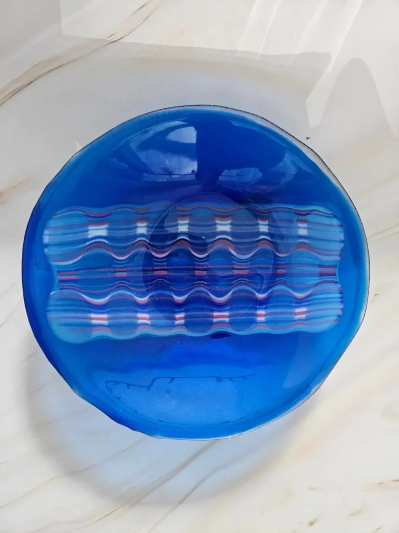 Radar Wave - Fused Glass