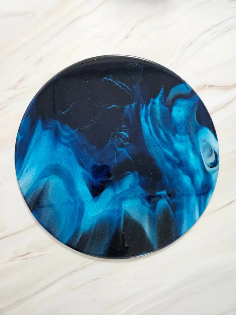 Ocean Depths - Fused Glass