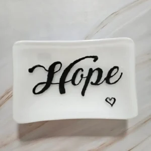Whisper of Hope - Fused Glass