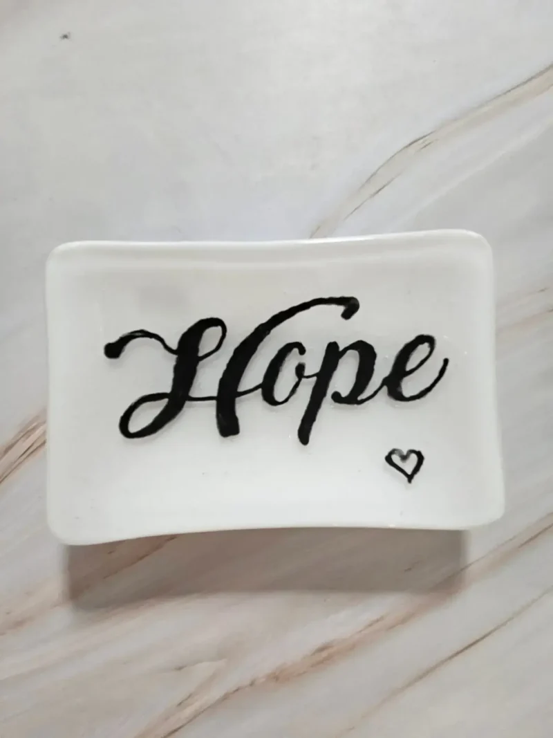 Whisper of Hope - Fused Glass
