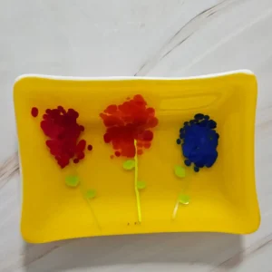 Vivid Blossoms - Fused Glass