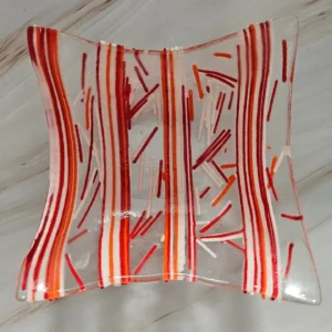 Peppermint Sticks - Fused Glass