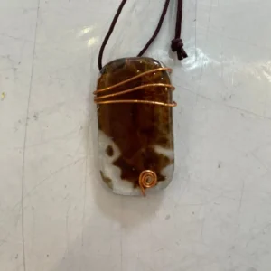 Earthen Flame - Fused Glass