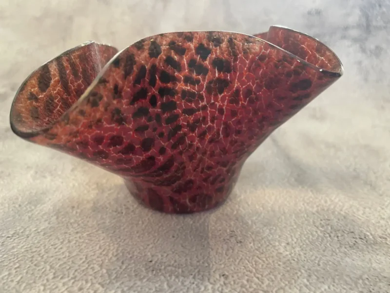 Lava Wave - Fused Glass