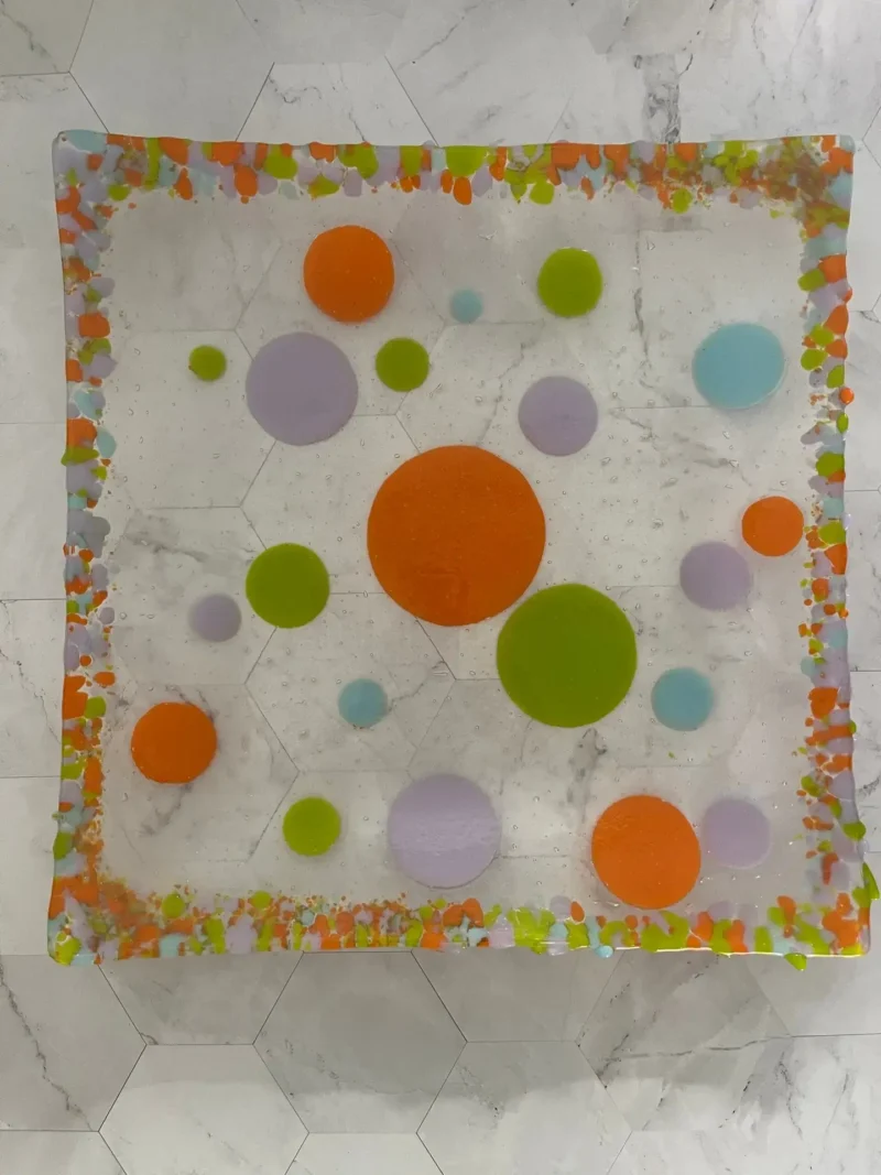 Fiesta Bubbles - Fused Glass