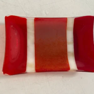 Scarlet Current - Fused Glass