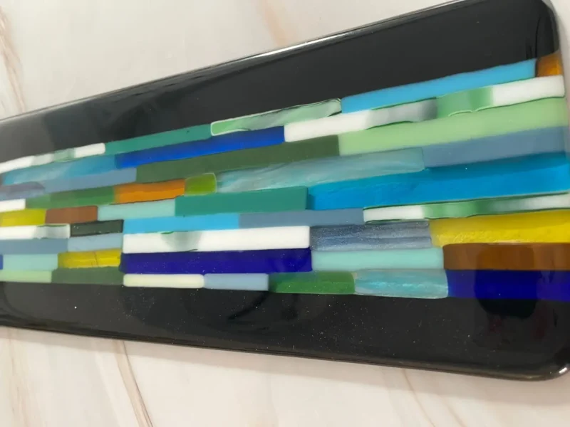 Parallel Drift - Fused Glass