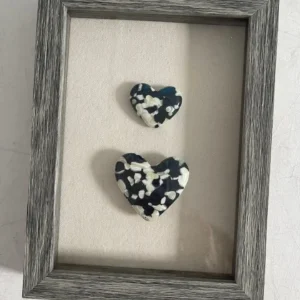 Ink and Ivory - Fused Glass