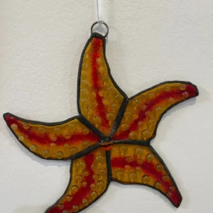 Amber Starlight - Stained Glass