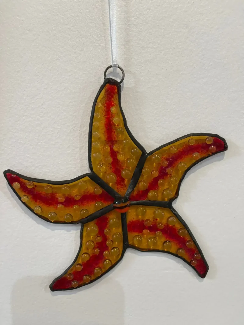 Amber Starlight - Stained Glass