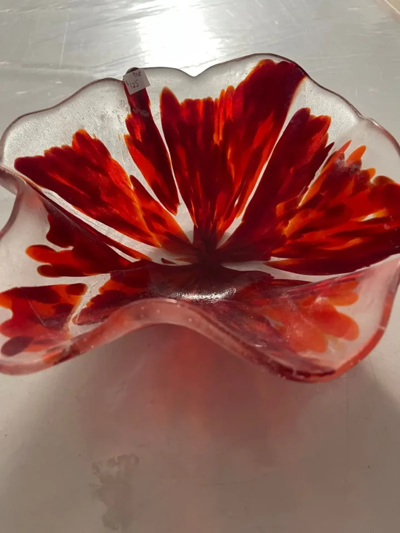Flamenco Bloom - Fused Glass