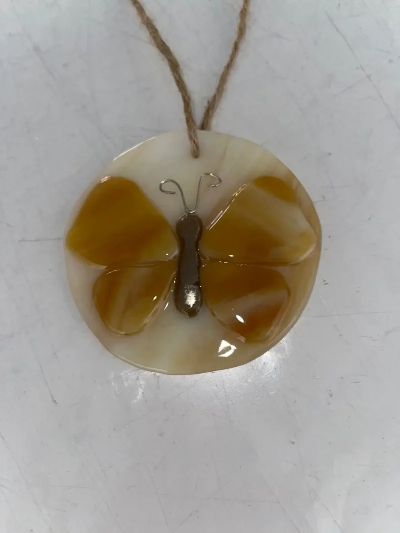 Amber Butterfly Pendant - Image 3